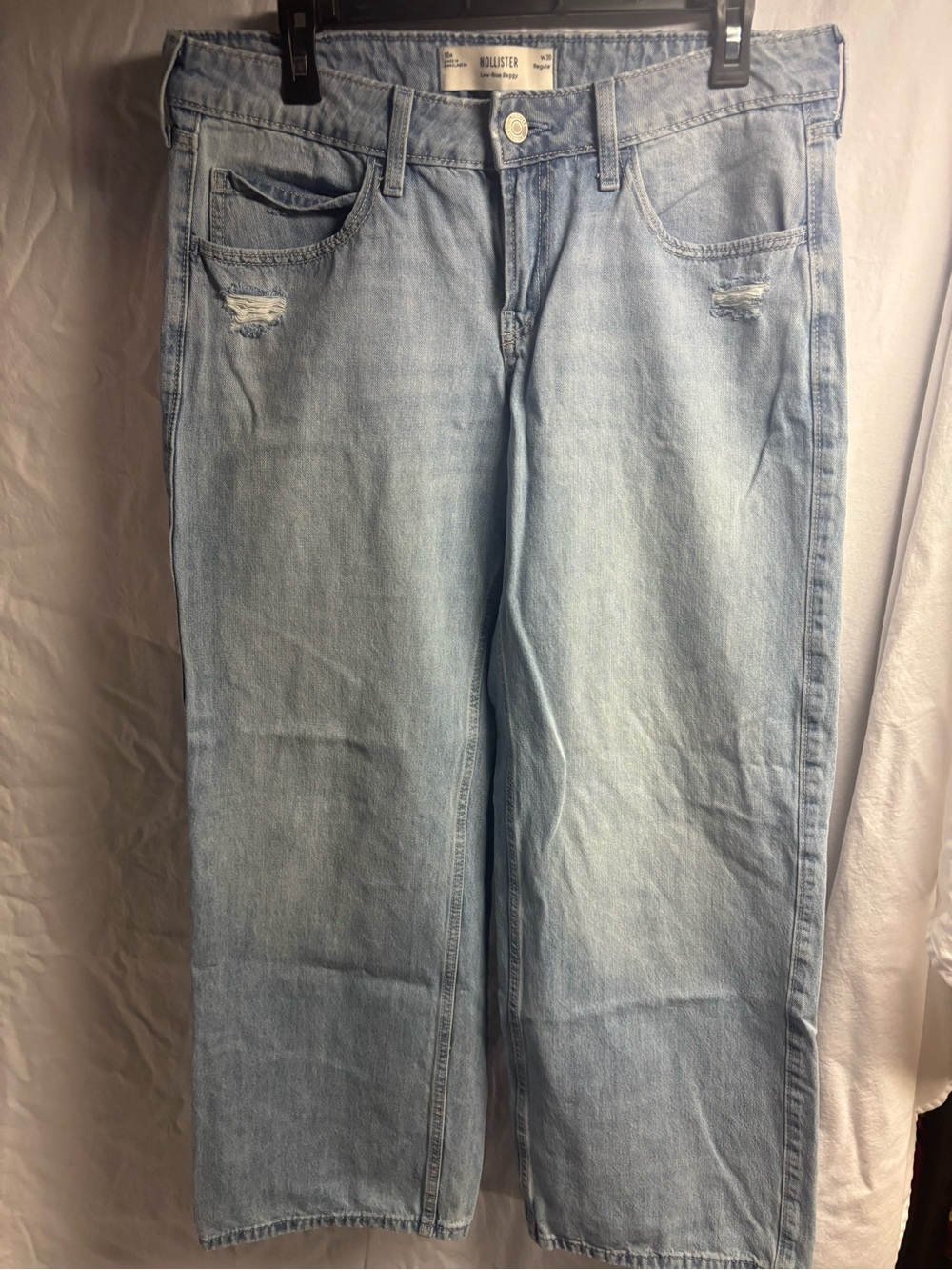 Hollister Light Blue Straight Leg Jeans